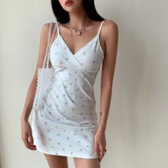 4Pcs Womens Sexy Summer Halter Dresses