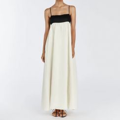 3Pcs Womens Cotton Square Neck Linen Textured Casual Dresses