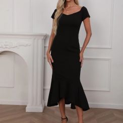 3Pcs Womens Casual Slim Fishtail Dresses